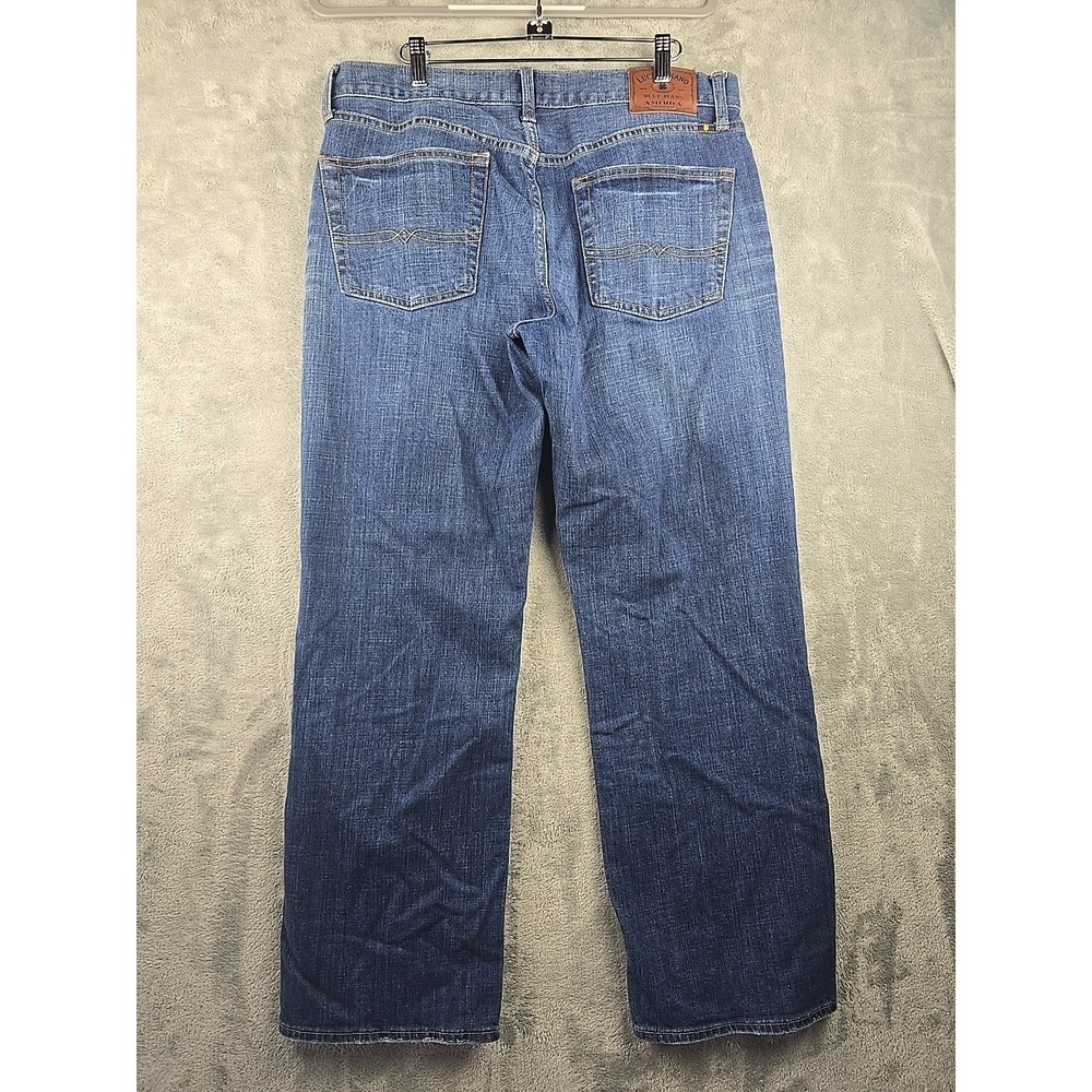 Lucky Brand 361 Vintage Fit Straight Leg Jeans Mens Size 34x30 Blue Stretch - Picture 2 of 11